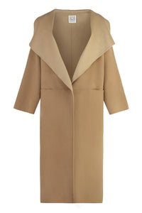 Wool and cashmere coat